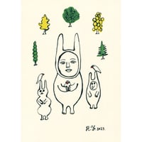 山田博之「わたしが正解」原画 hiroyuki yamada