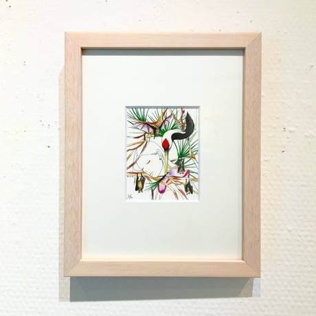 オカダミカ「FUKUROKUJU」版画作品