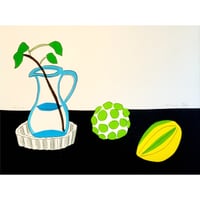 ◾️安西水丸版画ブルーウィロー 安西水丸「ブルーウィロー」 | SPACE YUI online shop