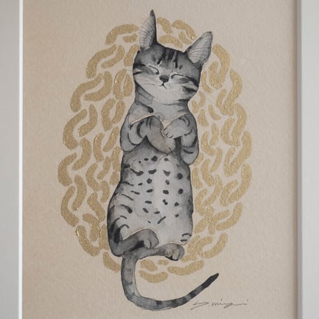 ミヤギユカリ「ねむりのまんなか」原画
