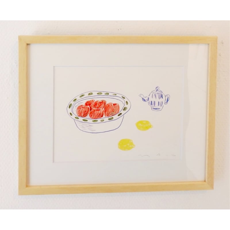 安西水丸「レモンとスモモ」mizumaru anzai | SPACE YUI online