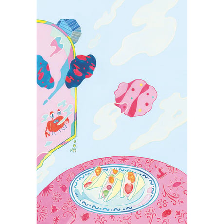 藤本巧「カニの夢」原画