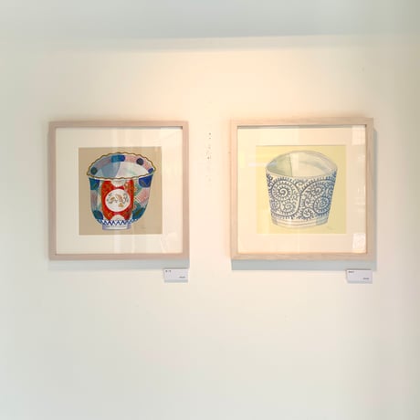 藤本巧「梅に鶯」fujimoto takumi 原画