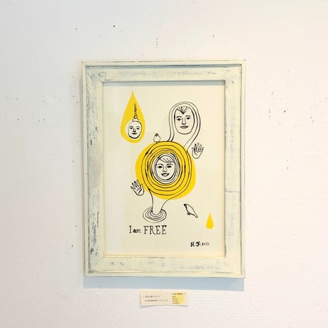 山田博之「今日を考えよう」原画 hiroyuki yamada