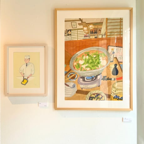 藤本巧「料理人」fujimoto takumi 原画