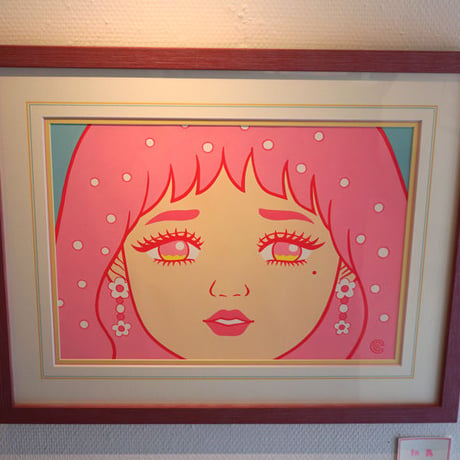 竹井千佳「朝露」/ "morning dew"原画　chika takei