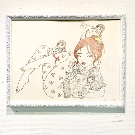 須川まきこ「サブリナパンツ」原画 sugawa makiko