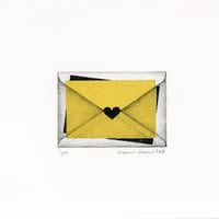 河井いづみ「Love Letter Ⅳ」リトグラフ