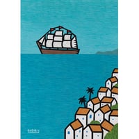 山崎杉夫「船旅」yamazaki sugio