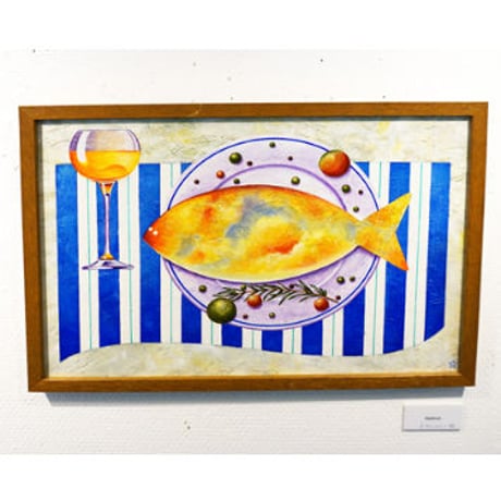 星野哲朗「Sea food」hoshino tetsuro（原画）