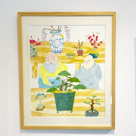 藤本巧「盆栽」原画