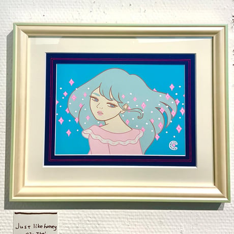 竹井千佳「Just like honey」/ 原画　chika takei