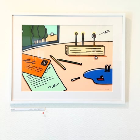 OTA Minami「3 秒の旅行」版画