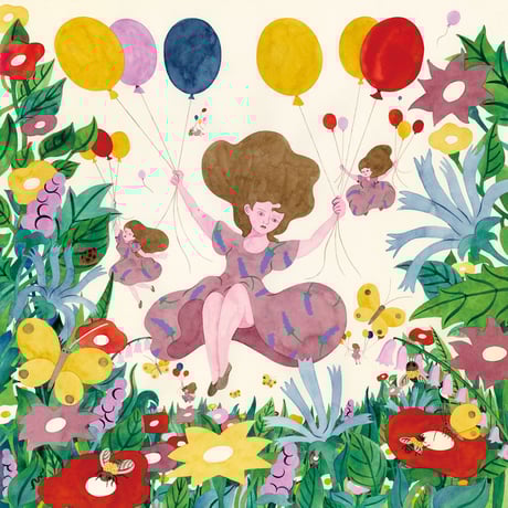 水沢そら「空中散歩」sora mizusawa 原画