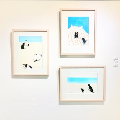南伸坊「白い砂」版画