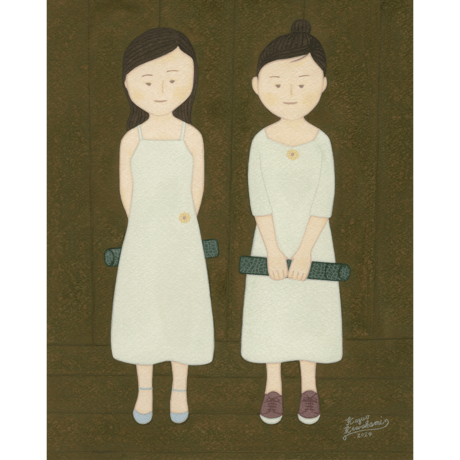 川上和生「卒業」原画作品