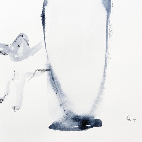 手島加江「みあげれば」（原画）tejima kae