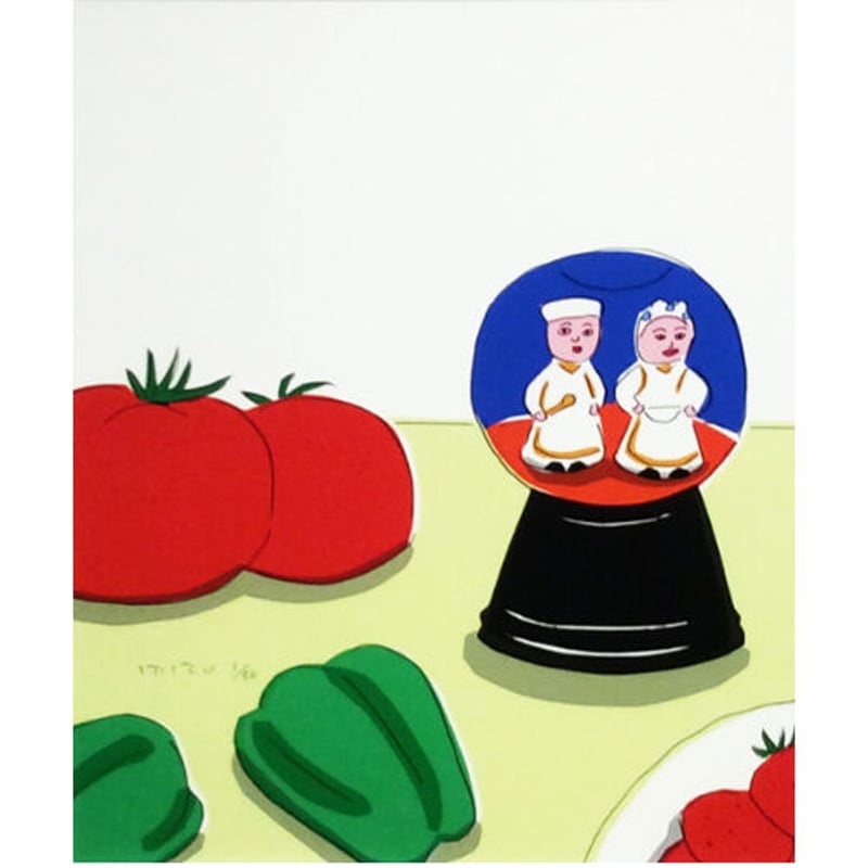 安西水丸「料理人」 mizumaru anzai | SPACE YUI online shop
