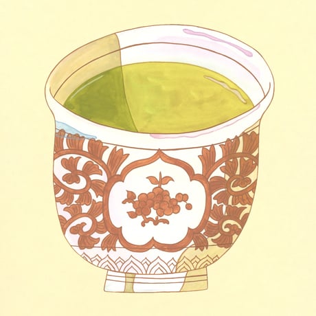 藤本巧「玄米茶」fujimoto takumi 原画
