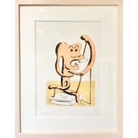 南伸坊「ダリ・赤塚不二夫・和田誠」原画