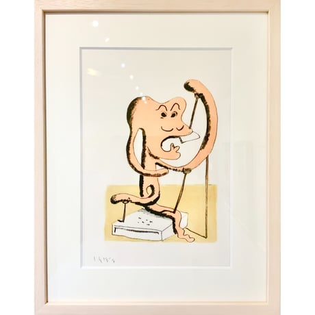 南伸坊「ダリ・赤塚不二夫・和田誠」原画