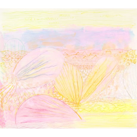 谷口広樹「花びらを羽にして」hiroki taniguchi 版画