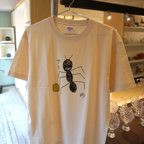 安西水丸 Tシャツ「アリ」