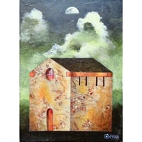 星野哲朗「礼拝堂」原画作品