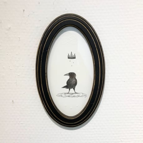 門川洋子「カラスの王」（原画）