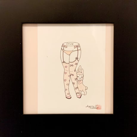須川まきこ「love 」原画 sugawa makiko