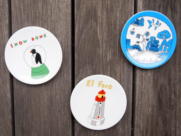 安西水丸グッズ「water point 小皿」 | SPACE YUI online shop