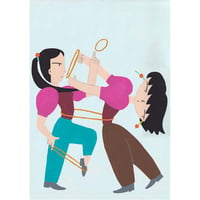 丸山一葉「ぐぐーって踊る」原画作品