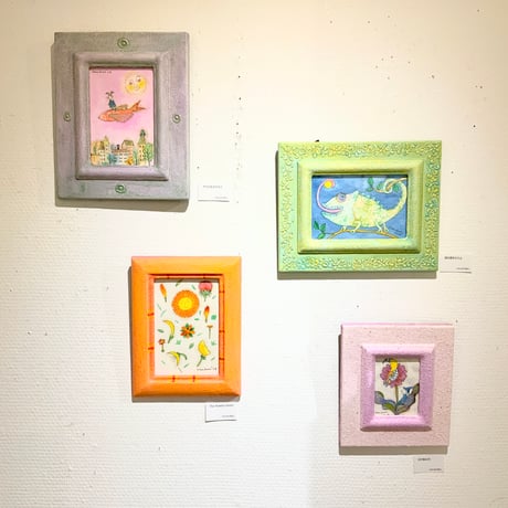はんまけいこ「満月捕まえたよ」hanma keiko 原画
