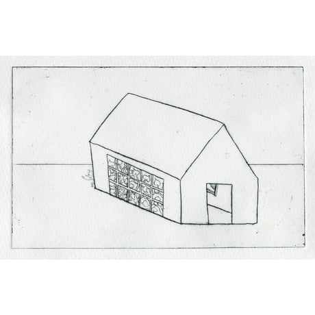 谷口広樹「ここだよ」版画作品