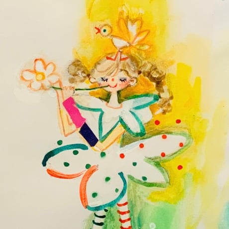 田村セツコ「ときめき」原画  tamura setsuko