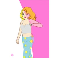 竹井千佳 "dark to light"原画　chika takei