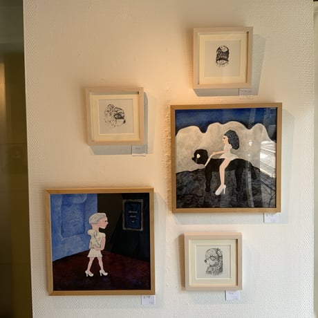 中村幸子「青い空」原画作品
