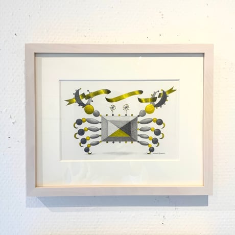 河井いづみ「かに座Ⅱ（星座）」  izumi kawai  原画