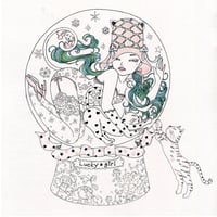 須川まきこ「Lucky girl」原画 sugawa makiko