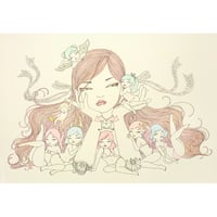 須川まきこ「脳内活力」原画 sugawa makiko