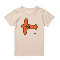 安西水丸Tシャツ「ひこうき」