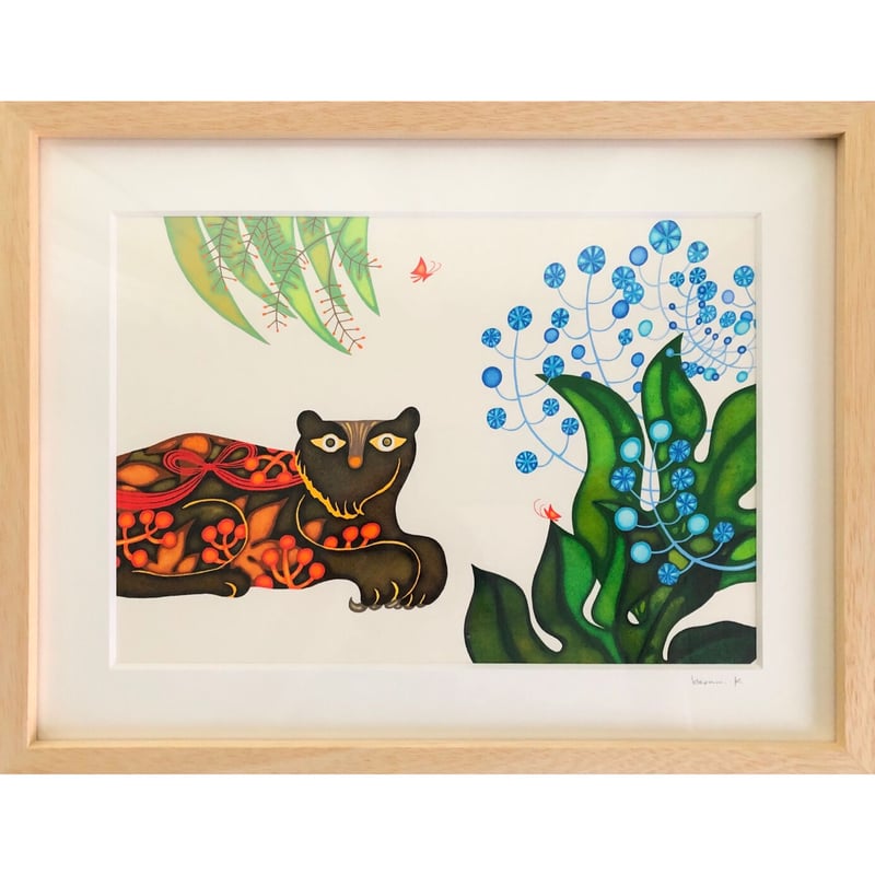 木村晴美「ヤツデの庭 - 休息 -」原画 | SPACE YUI online shop