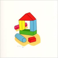 安西水丸「積み木」