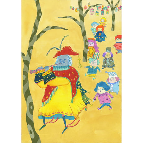 藤本巧「ハーメルンの笛吹き」原画