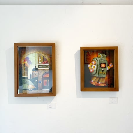 星野哲朗「robot 電池切れ 」原画作品