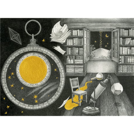 河井いづみ「星々とヴァンパイア」  izumi kawai  原画