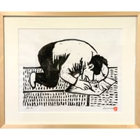 安西水丸「THE RIVER Ⅲ（茶・山）」 | SPACE YUI online shop