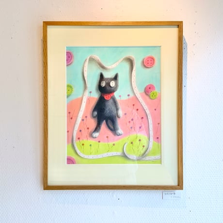 松本圭以子「お花畑の夢」原画作品