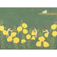 川上和生「宵待草」原画作品