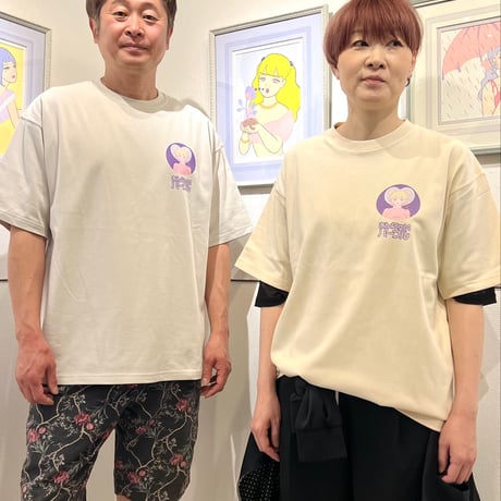 竹井千佳 Tシャツ（ステッカー付）　chika takei